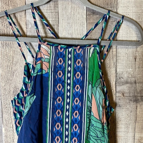 Anthropologie Maeve Laurel Silk Scarf Print Dress - Picture 6 of 9